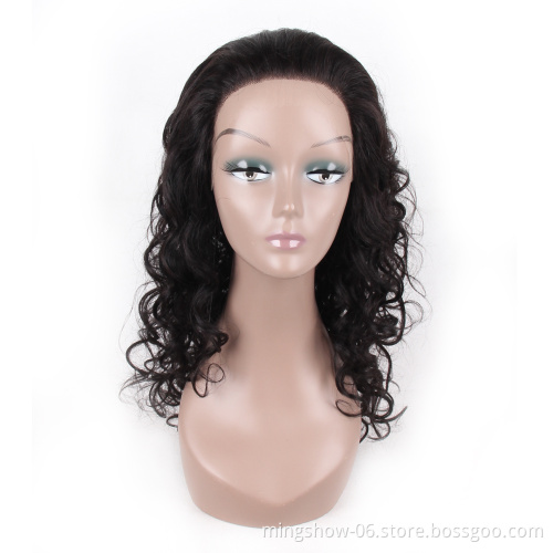 Curly Lace Frontal Wigs Pre`Plucked With Baby Hair Glueless Short Lace Front Human Hair Bob Wigs Brazilian Remy Hair Wig